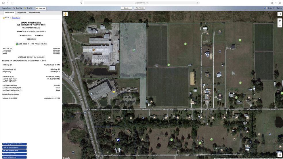 1906 Joe McIntosh Rd, Plant City, FL en venta - Foto del edificio - Imagen 2 de 3