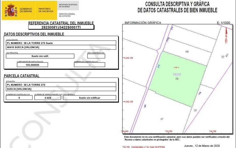 Terreno en Sueca, Valencia en venta - Foto principal - Imagen 2 de 4