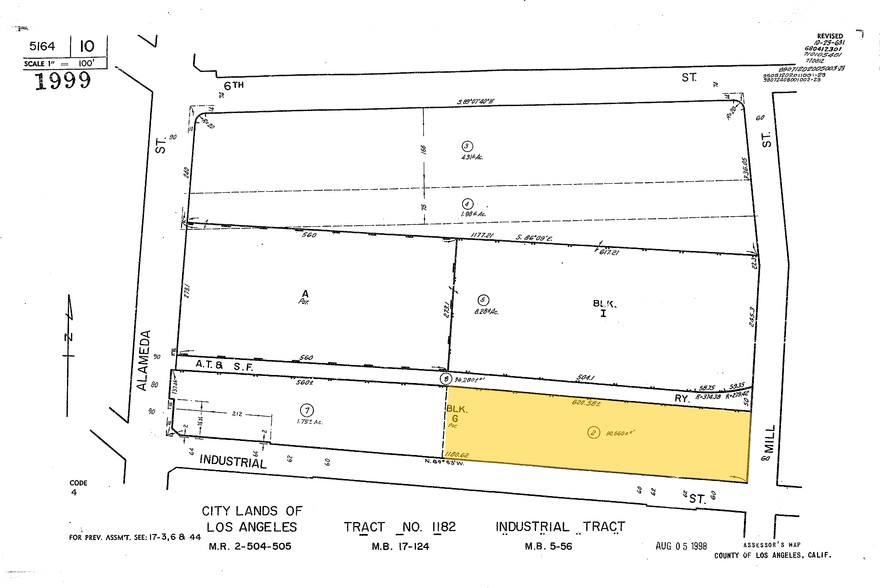 1567-1717 Industrial St, Los Angeles, CA en venta - Plano de solar - Imagen 2 de 2