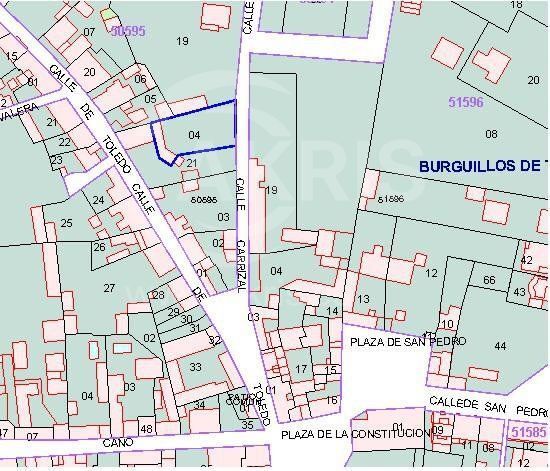 Terreno en Burguillos de Toledo, Toledo en venta Plano de solar- Imagen 1 de 2