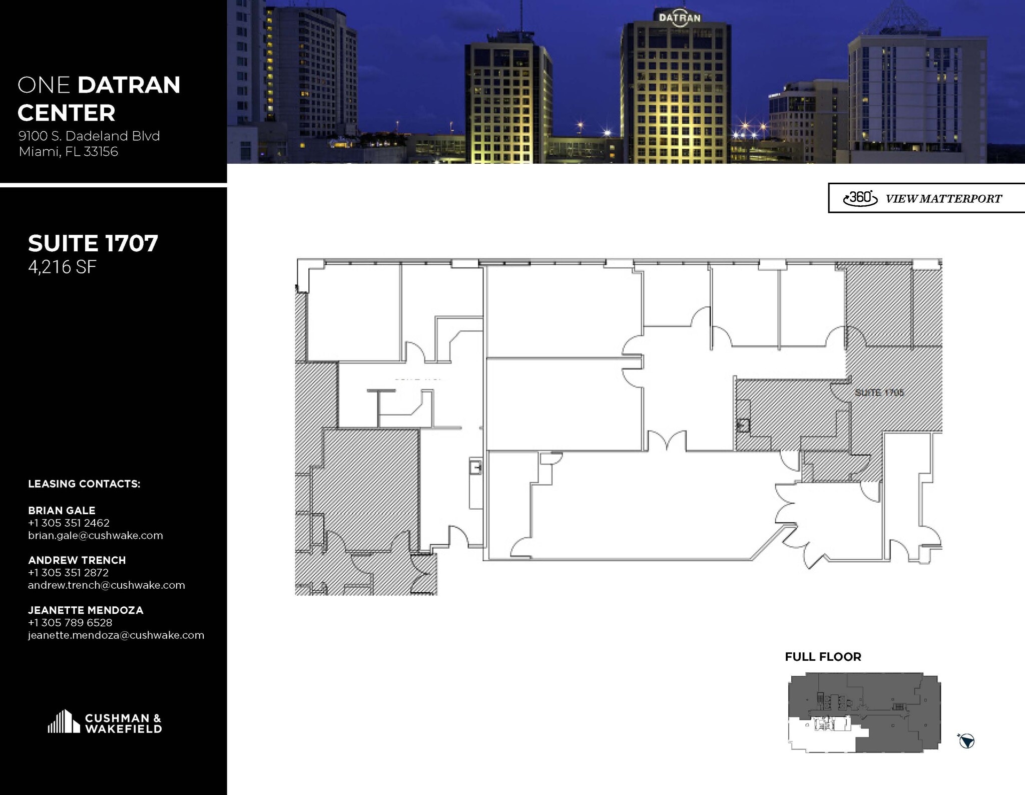 9130 S Dadeland Blvd, Miami, FL en alquiler Plano de la planta- Imagen 1 de 1