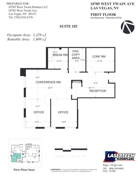 10785 W Twain Ave, Las Vegas, NV en alquiler - Plano del sitio - Imagen 1 de 60