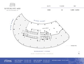 600 New Hampshire Ave NW, Washington, DC en alquiler Plano de la planta- Imagen 2 de 2