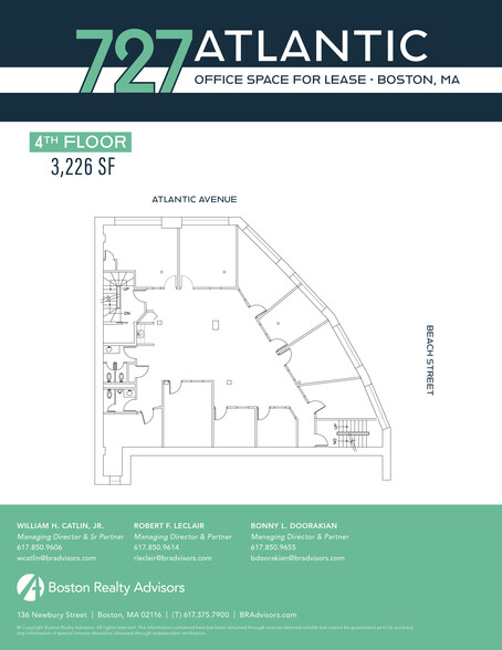 727 Atlantic Ave, Boston, MA en alquiler - Plano de la planta - Imagen 3 de 9