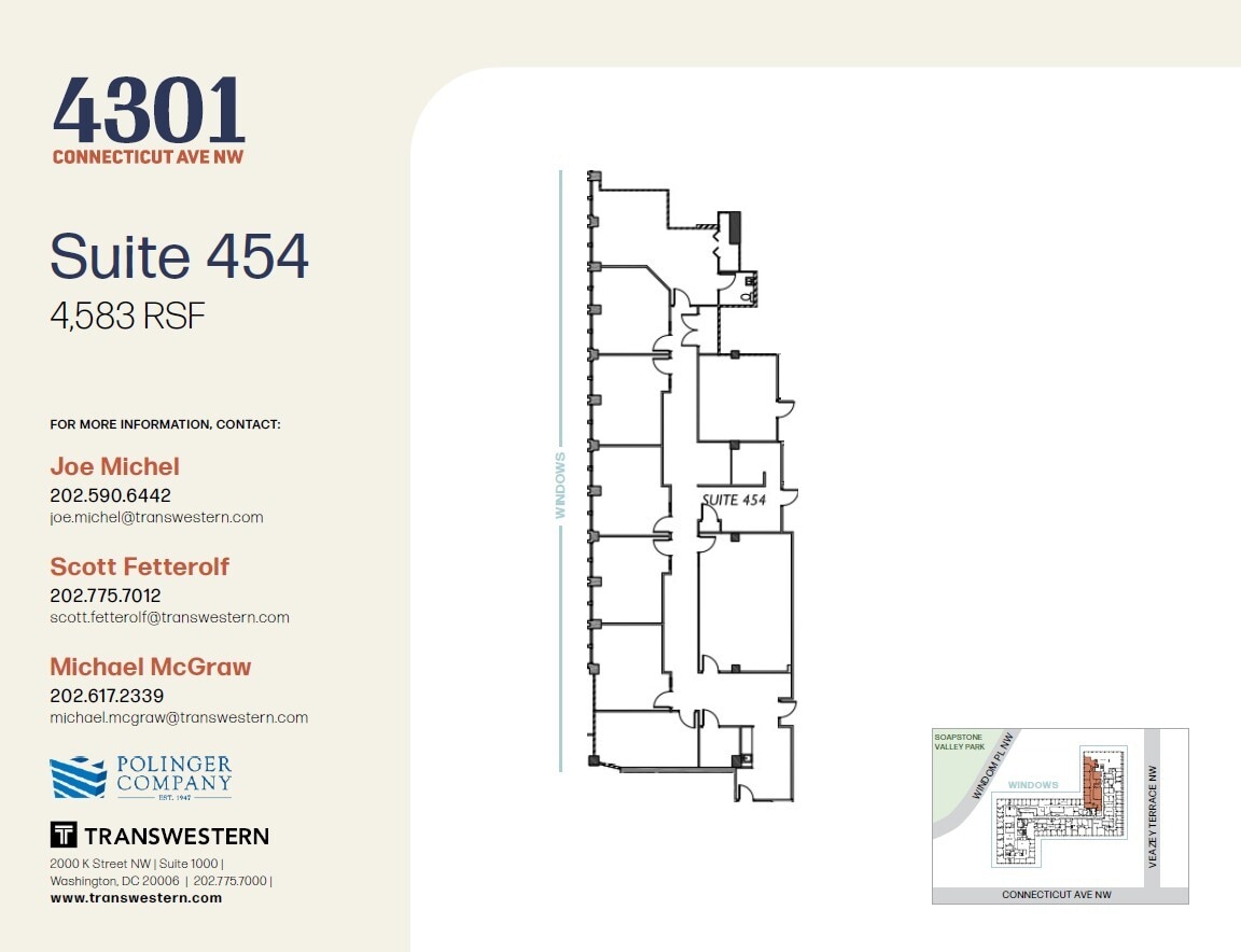 4301 Connecticut Ave NW, Washington, DC en alquiler Plano de la planta- Imagen 1 de 1