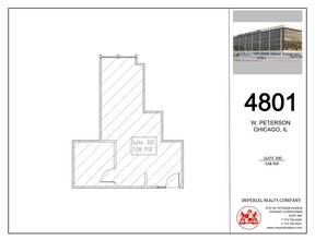 4801 W Peterson Ave, Chicago, IL en alquiler Plano de la planta- Imagen 1 de 3