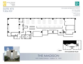 15851 Dallas Pkwy, Addison, TX en alquiler Plano de la planta- Imagen 1 de 1