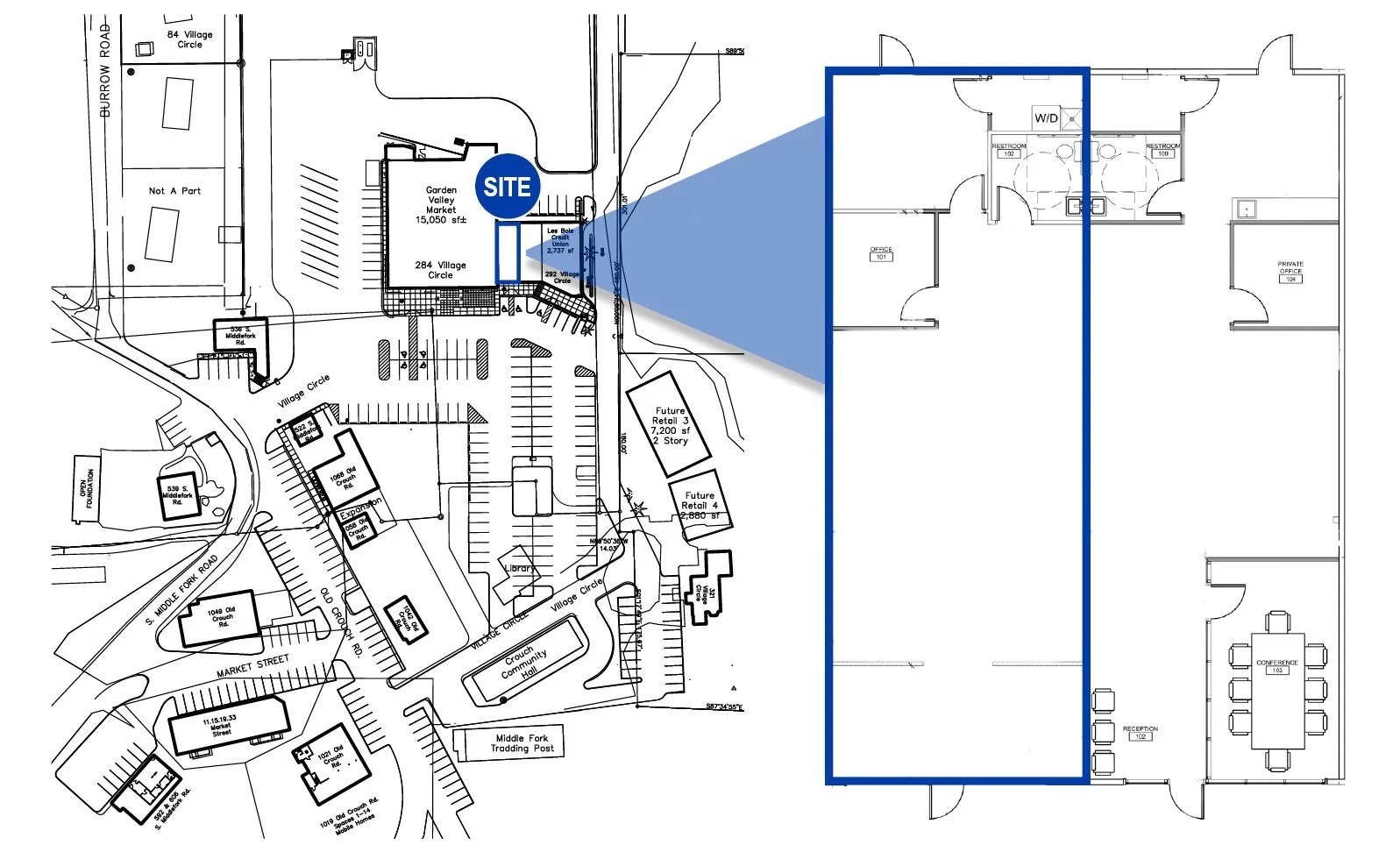 284-292 Village Cir, Garden Valley, ID en alquiler Plano del sitio- Imagen 1 de 1