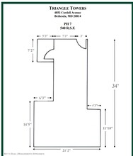 4853 Cordell Ave, Bethesda, MD en alquiler Plano de la planta- Imagen 1 de 1