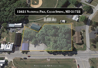 12621 National Pike, Clear Spring, MD - VISTA AÉREA  vista de mapa