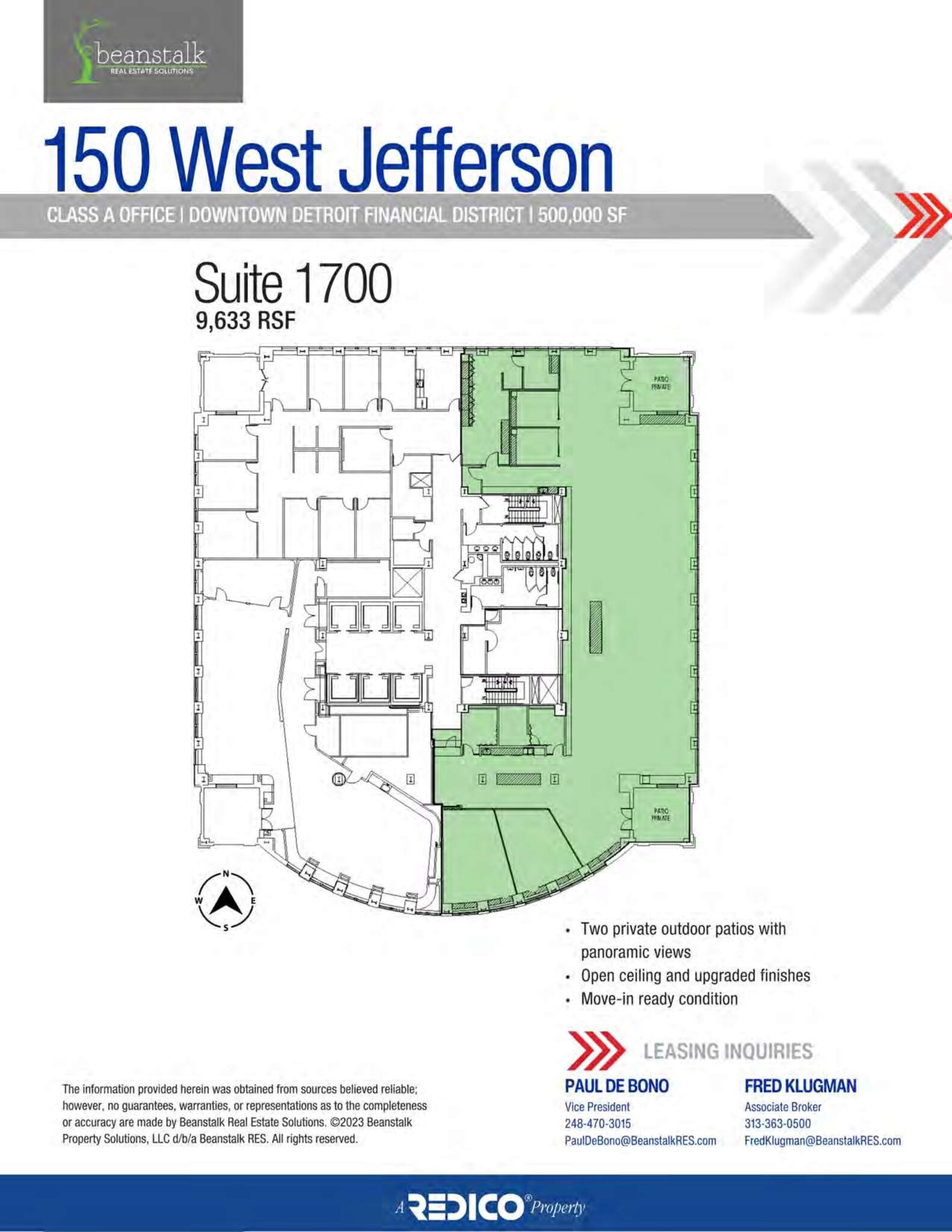 150 W Jefferson Ave, Detroit, MI en alquiler Plano del sitio- Imagen 1 de 1