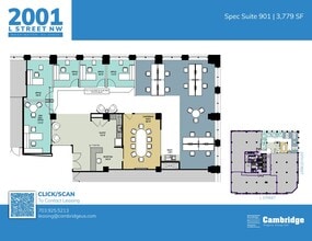 2001 L St NW, Washington, DC en alquiler Plano de la planta- Imagen 2 de 11
