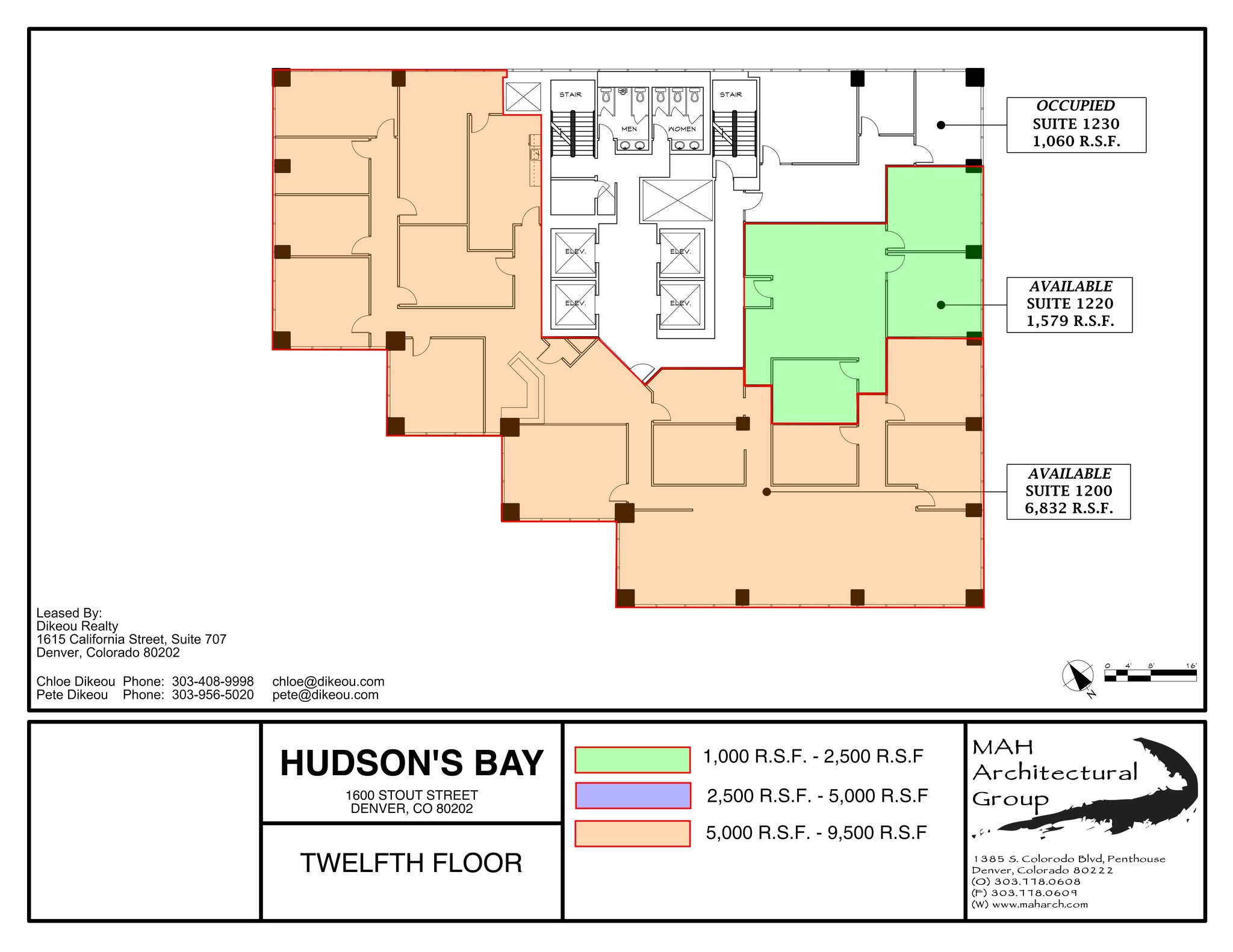 1600 Stout St, Denver, CO en alquiler Plano del sitio- Imagen 1 de 1