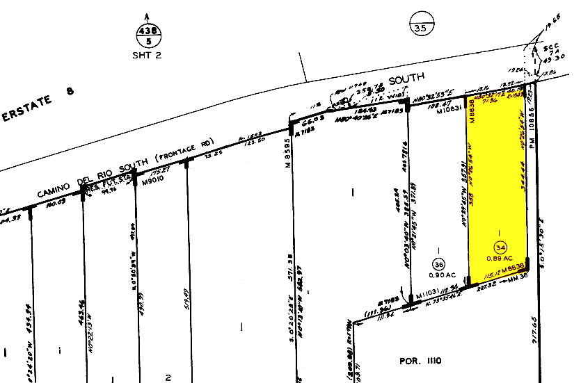 2801 Camino del Rio S, San Diego, CA en alquiler - Plano de solar - Imagen 2 de 36