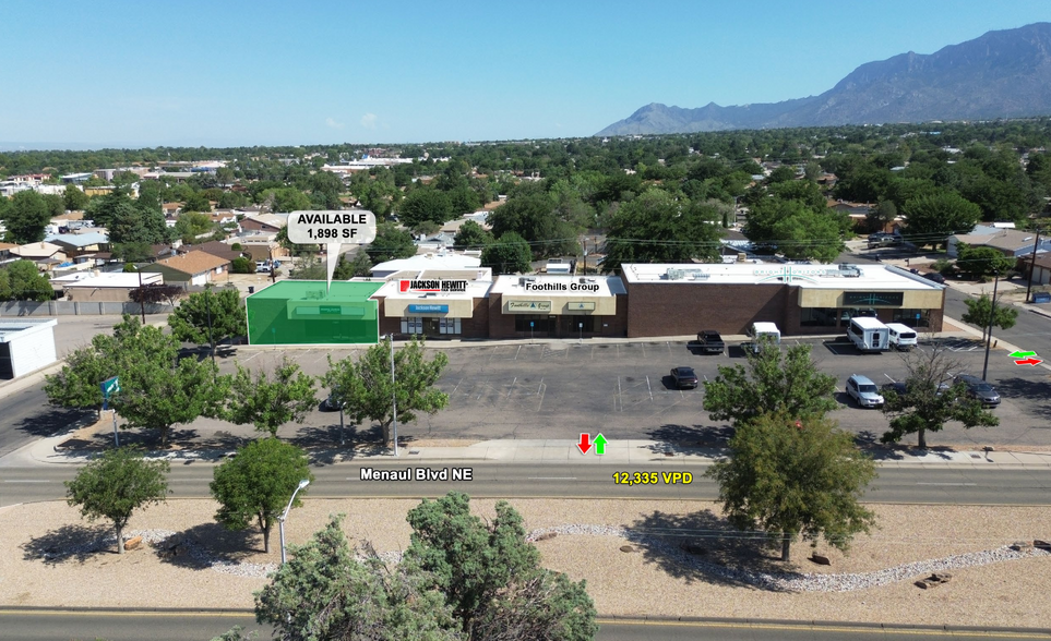 11601-11619 Menaul Blvd NE, Albuquerque, NM en alquiler - Foto del edificio - Imagen 2 de 9