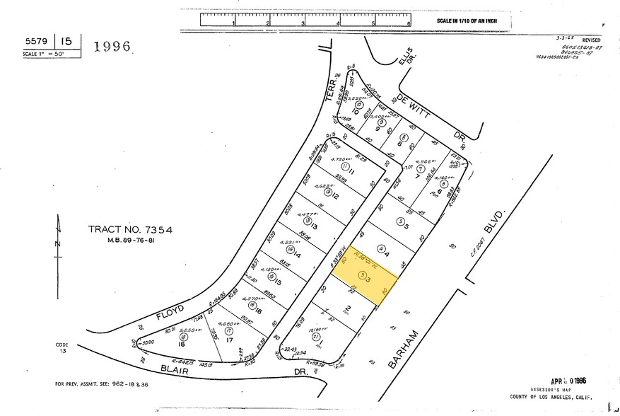 3311 Barham Blvd, Los Angeles, CA en venta - Plano de solar - Imagen 2 de 27