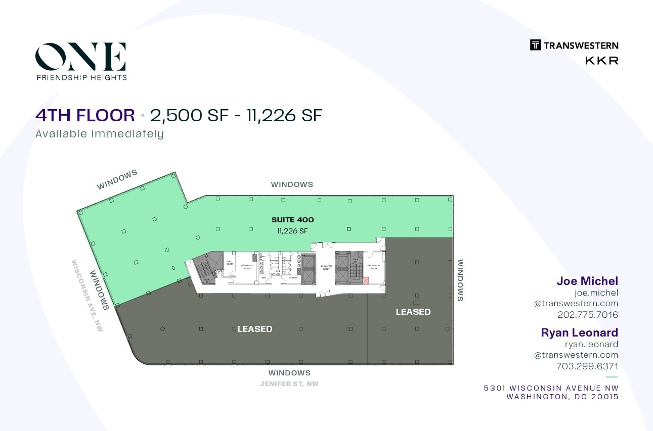 5301 Wisconsin Ave NW, Washington, DC en alquiler Plano de la planta- Imagen 1 de 1