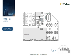 311 S Wacker Dr, Chicago, IL en alquiler Plano de la planta- Imagen 1 de 1