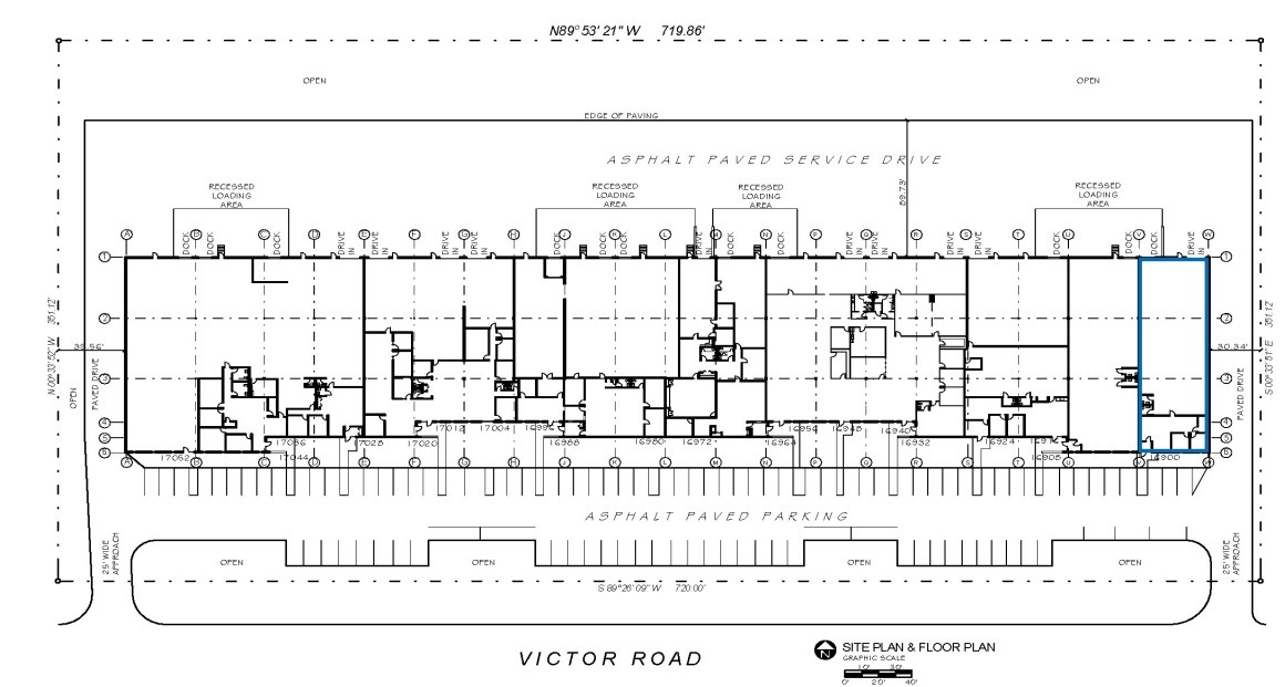 16900-17096 W Victor Rd, New Berlin, WI en alquiler Plano del sitio- Imagen 1 de 1