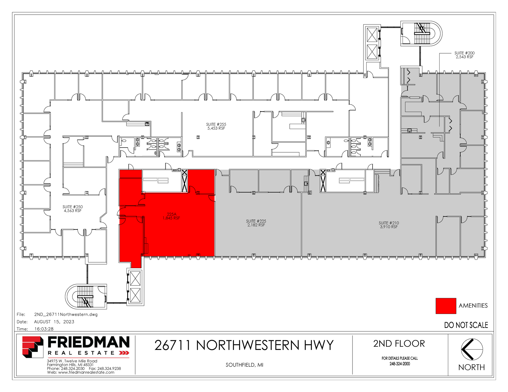 26711 Northwestern Hwy, Southfield, MI en venta Plano de la planta- Imagen 1 de 1