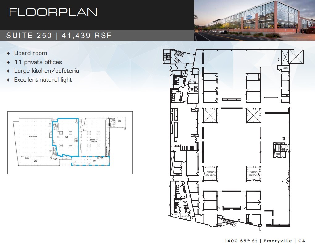 1400 65th St, Emeryville, CA en alquiler Plano de la planta- Imagen 1 de 1