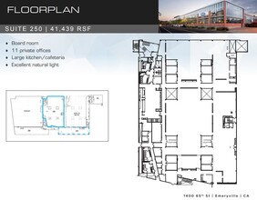 1400 65th St, Emeryville, CA en alquiler Plano de la planta- Imagen 1 de 1