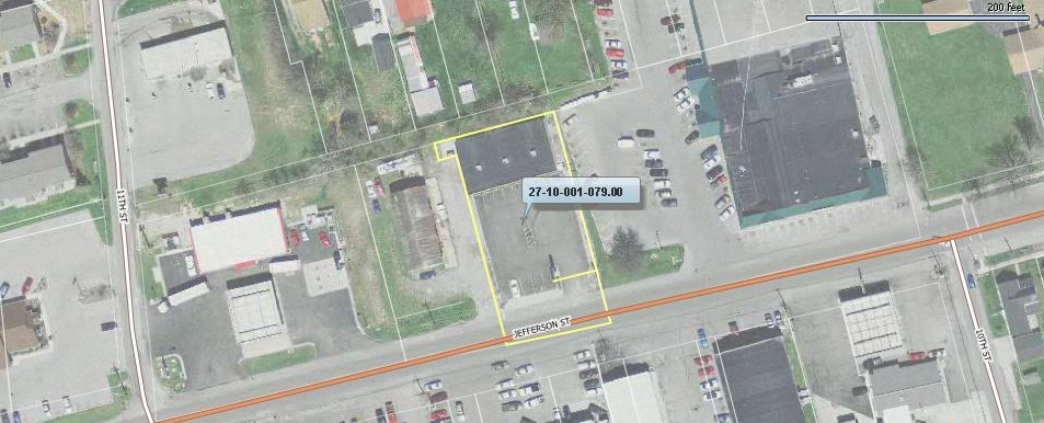 1045 Jefferson St, Greenfield, OH en alquiler - Vista aérea - Imagen 2 de 3