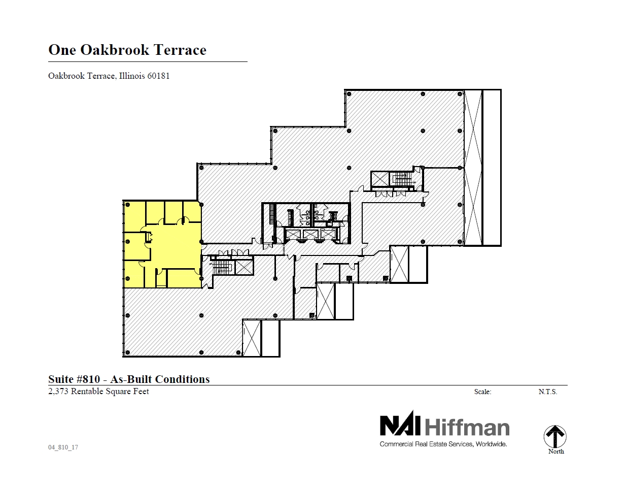 18W200 W 22nd St, Oakbrook Terrace, IL en alquiler Plano de la planta- Imagen 1 de 6