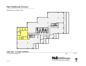 18W200 W 22nd St, Oakbrook Terrace, IL en alquiler Plano de la planta- Imagen 1 de 6