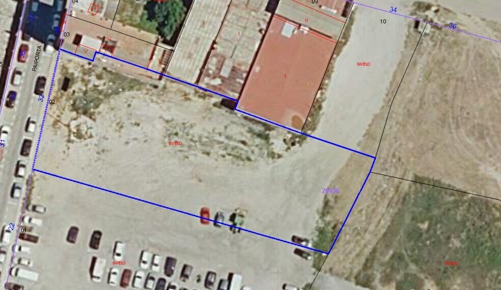 Terreno en Albal en venta - Plano de la planta - Imagen 2 de 6