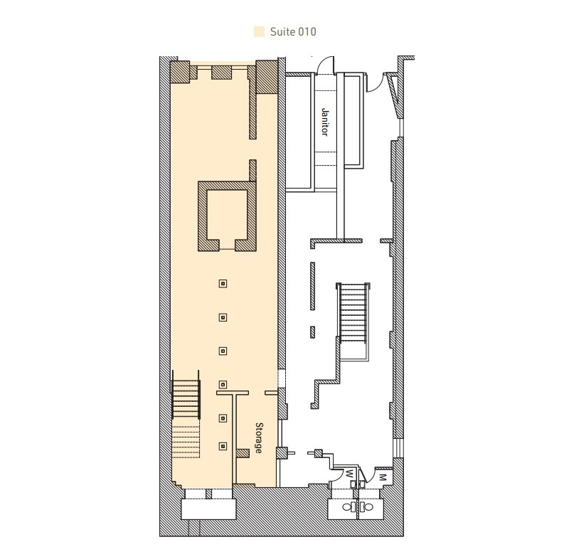 230 Fayetteville St, Raleigh, NC en alquiler Plano de la planta- Imagen 1 de 2