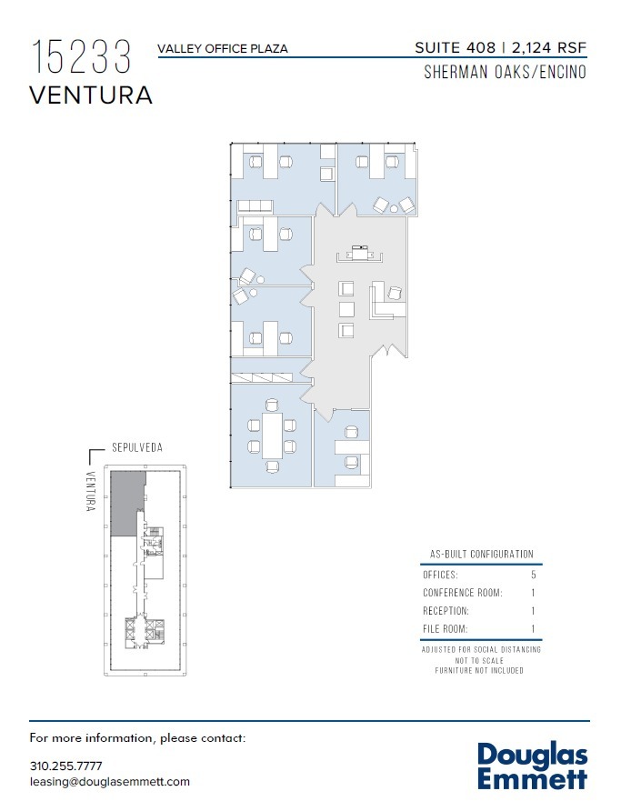 15233 Ventura Blvd, Sherman Oaks, CA en alquiler Plano de la planta- Imagen 1 de 1