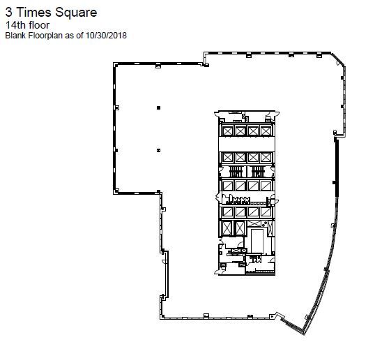 3 Times Sq, New York, NY en alquiler Plano de la planta- Imagen 1 de 1