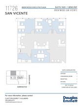 11726 San Vicente Blvd, Los Angeles, CA en alquiler Plano de la planta- Imagen 2 de 2