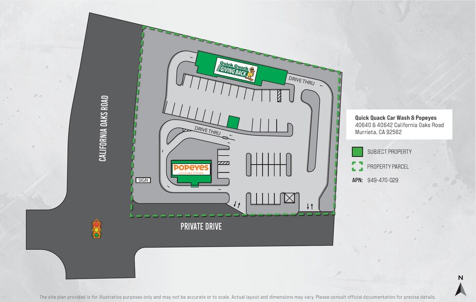 Quick Quack Car Wash & Popeye's cartera de 2 inmuebles en venta en LoopNet.es - Foto del edificio - Imagen 2 de 5