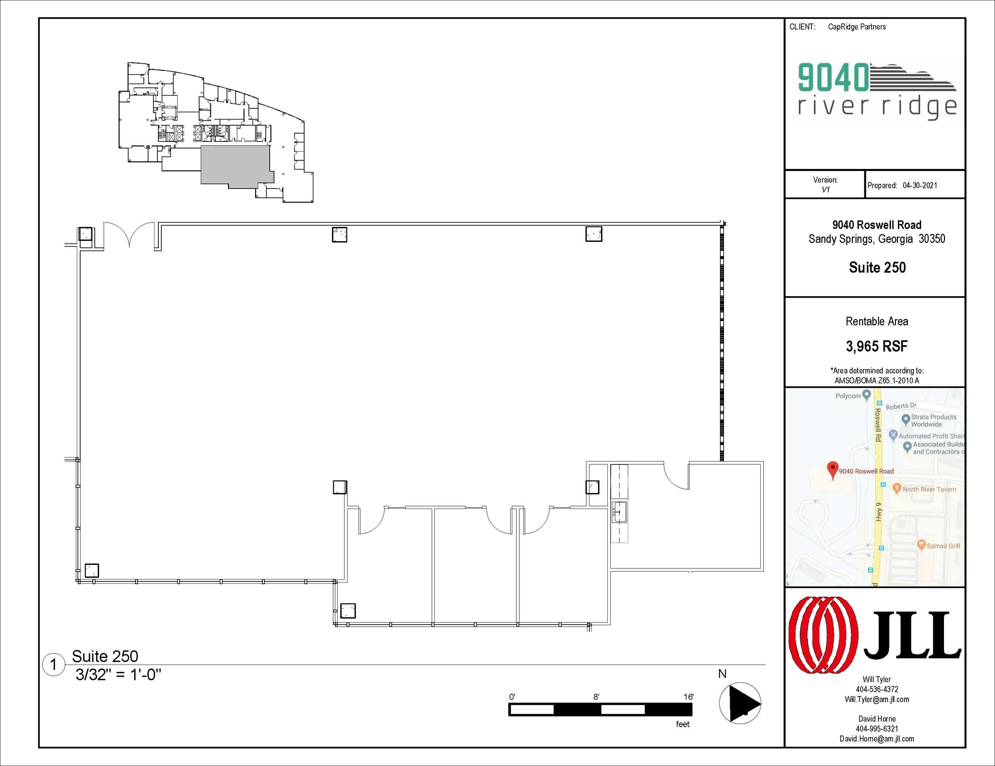 9040 Roswell Rd, Atlanta, GA en alquiler Plano de la planta- Imagen 1 de 1