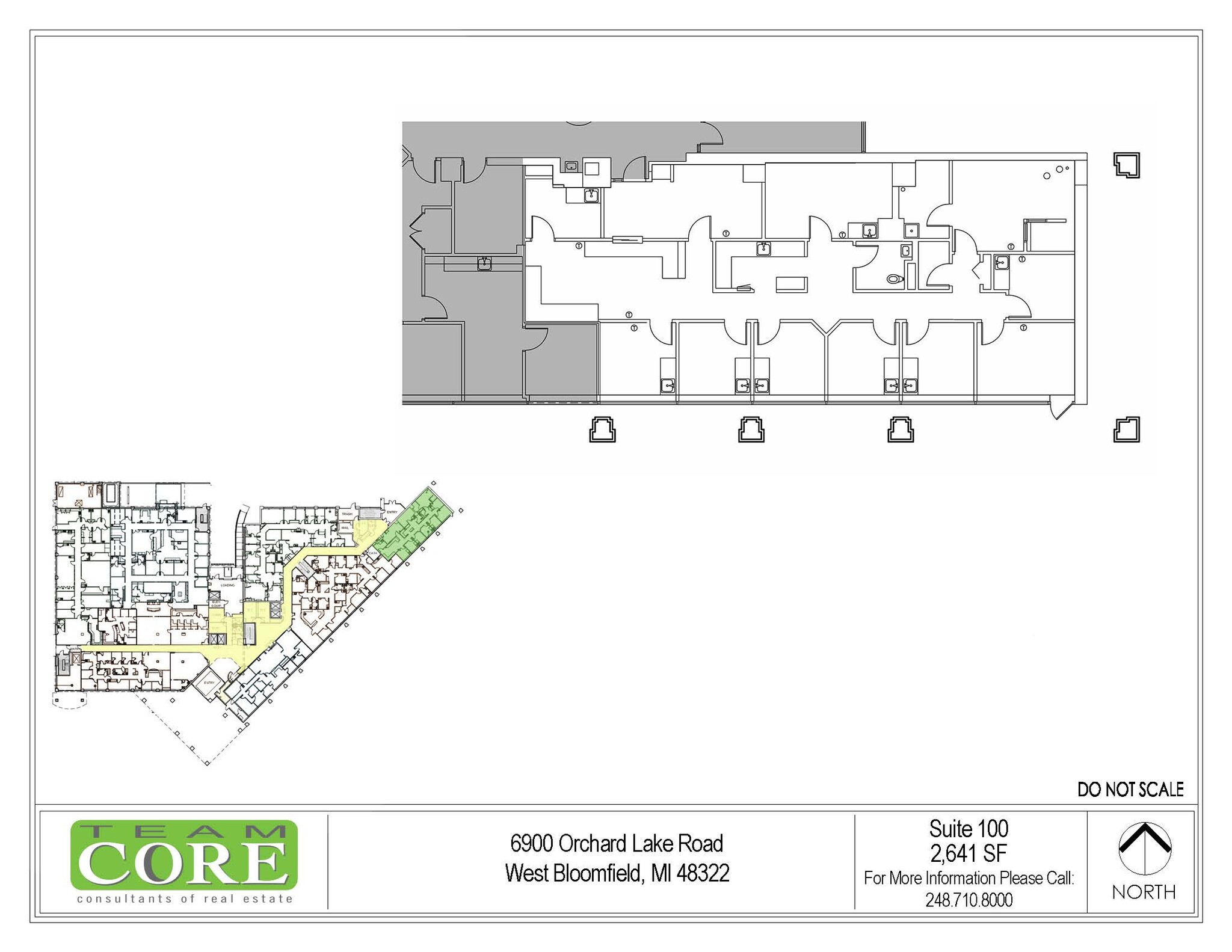 6900 Orchard Lake Rd, West Bloomfield, MI en alquiler Plano de la planta- Imagen 1 de 1