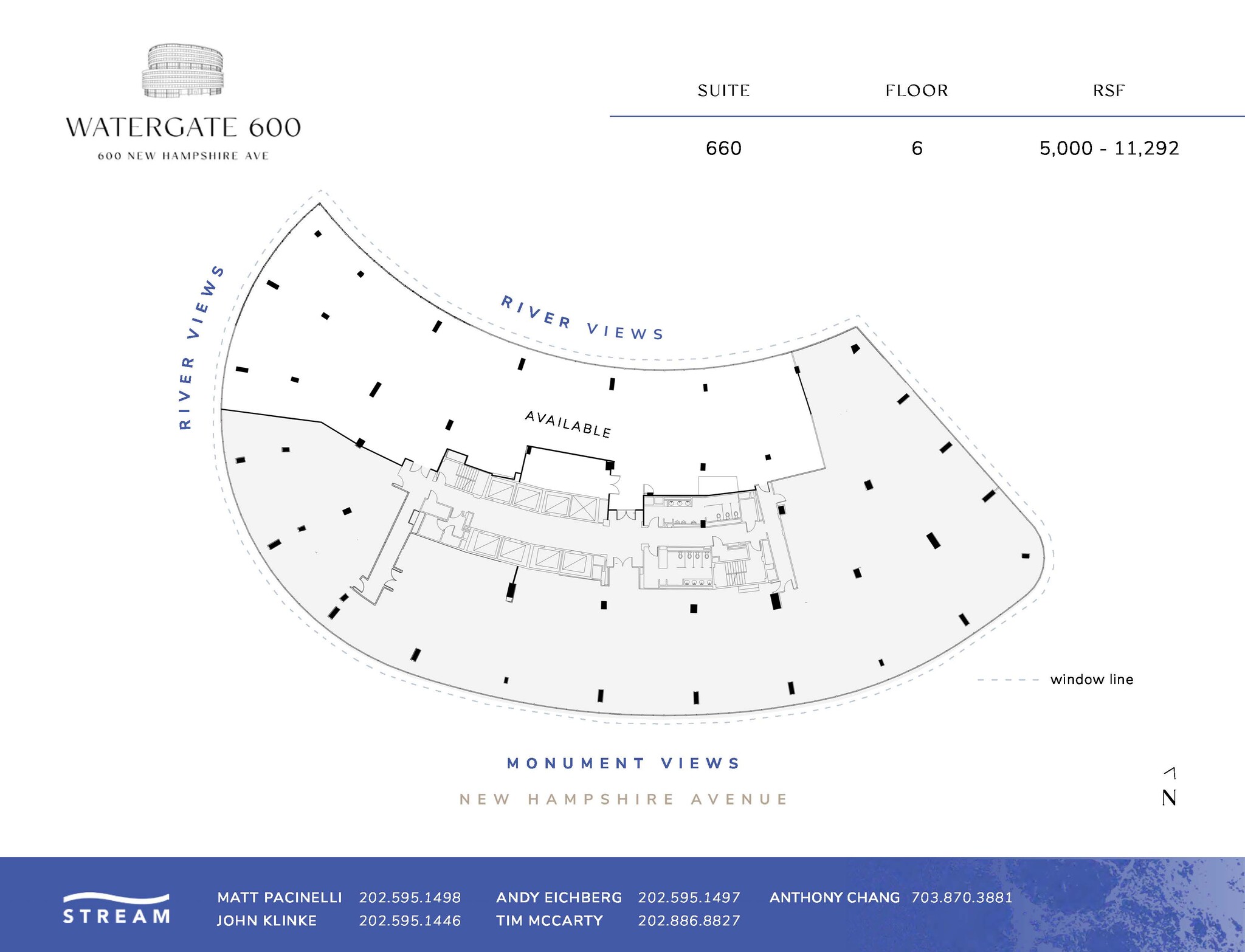 600 New Hampshire Ave NW, Washington, DC en alquiler Plano de la planta- Imagen 1 de 1