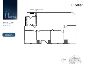 311 S Wacker Dr, Chicago, IL en alquiler Plano de la planta- Imagen 1 de 2