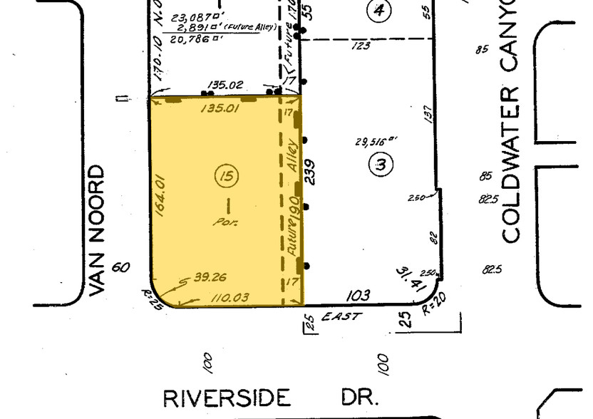 12925 Riverside Dr, Sherman Oaks, CA en alquiler - Plano de solar - Imagen 2 de 14