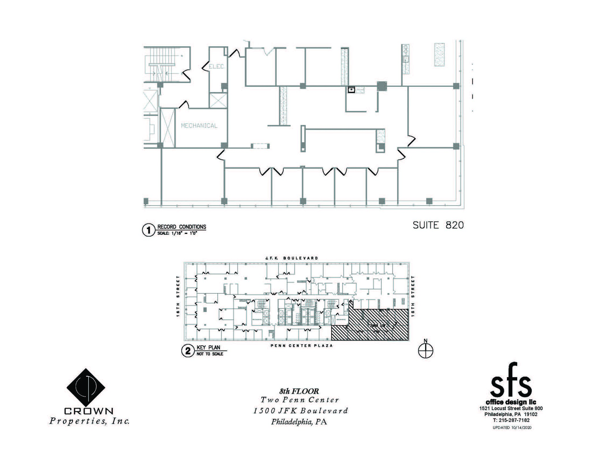 1500 John F Kennedy Blvd, Philadelphia, PA en alquiler Plano de la planta- Imagen 1 de 1