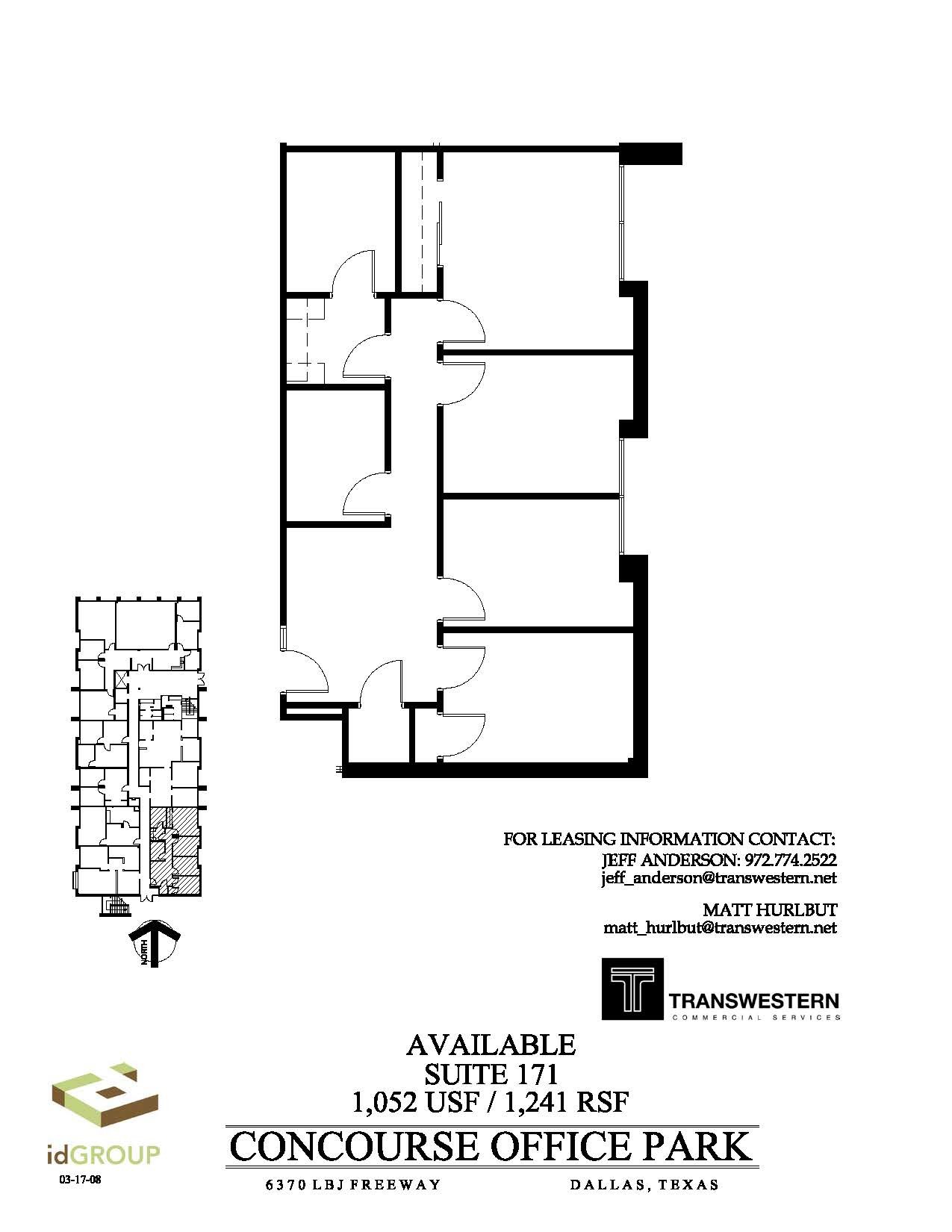 6350 LBJ Fwy, Dallas, TX en alquiler Plano de la planta- Imagen 1 de 1