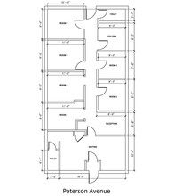 2516 W Peterson Ave, Chicago, IL en alquiler Plano de la planta- Imagen 1 de 1