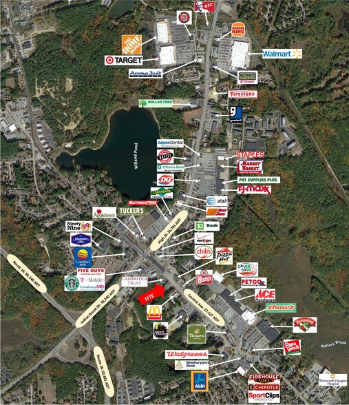 914 Central Ave, Dover, NH en alquiler - Vista aérea - Imagen 1 de 10