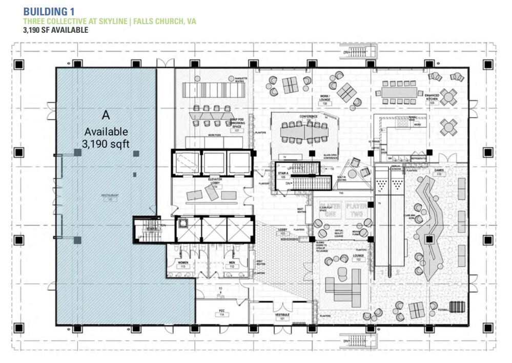 5205 Leesburg Pike, Falls Church, VA en alquiler Plano de la planta- Imagen 1 de 1