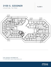 3100 S Gessner Rd, Houston, TX en venta Plano de la planta- Imagen 1 de 1