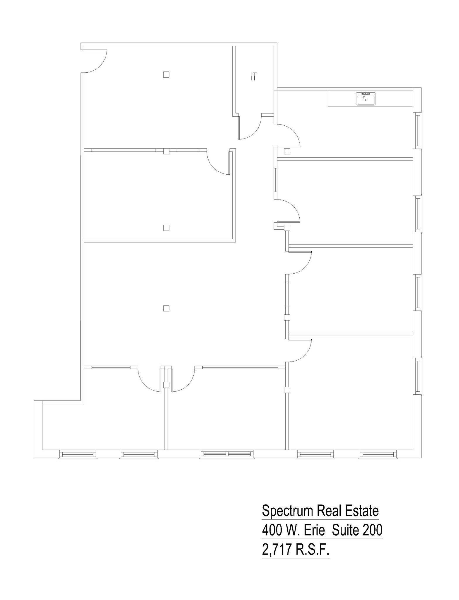 400 W Erie St, Chicago, IL en alquiler Plano de la planta- Imagen 1 de 1