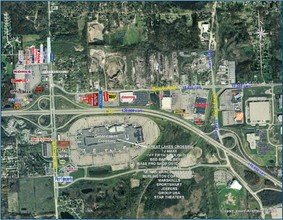 SWC of I-75 & Joslyn Rd, Auburn Hills, MI - VISTA AÉREA  vista de mapa - Image1