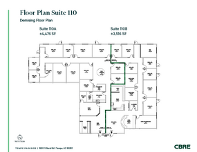 3920 S Rural Rd, Tempe, AZ en alquiler Plano de la planta- Imagen 1 de 1