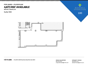 200 Mansell Ct E, Roswell, GA en alquiler Plano de la planta- Imagen 1 de 1